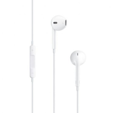 Apple EarPods Auriculares Binaurales - Microfono Integrado - Control de Volumen - Jack 3.5mm - Color Blanco