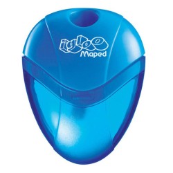 Maped I-Gloo Sacapuntas con Deposito de Gran Capacidad - 1 Agujero - Forma Ergonomica - Colores Surtidos - Caja Expositora de 30