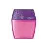 Maped Shaker Sacapuntas con Deposito de Gran Capacidad - 2 Agujeros - Forma Ergonomica - Colores Surtidos - Caja Expositora de 2