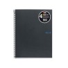 Miquel Rius Notebook4 Cuaderno de Espiral Formato A5 - 160 Hojas de 90gr Microperforadas con 2 Taladros - Cubiertas de Carton Ex