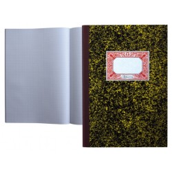 Miquel Rius Cuaderno Cartone Cuadricula 4mm Tamaño Folio Natural 100 Hojas sin Numerar - Cubiertas de Carton Contracolado - Lomo