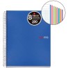Miquel Rius Notebook8 Cuaderno de Espiral Formato A5 - 200 Hojas de 70 gr Microperforadas con 4 Taladros - Cubiertas de Poliprop