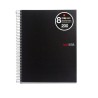 Miquel Rius Notebook8 Cuaderno de Espiral Formato A4 - 200 Hojas de 70 gr Microperforadas con 4 Taladros - Cubiertas de Poliprop