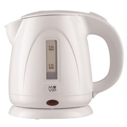 Muvip Hervidor de Agua Electrico 1300W - Capacidad 0.9L - Indicador de Nivel - Base Giratoria
