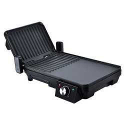 Muvip Sandwichera + Plancha Asar 2000W - Apertura hasta 180º - Placas Grill + Lisa -  Selector de Temperatura - Placa Superior B