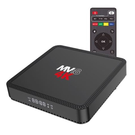 Muvip MV18 MiniPc Smart TV 4K Android 11 Quad Core GPU  - WiFi, Bluetooth - 4GB - 32GB