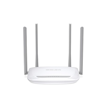 Mercusys Router Inalambrico N 300Mbps - 4 Puertos 10/100Mbps - 4 Antenas 5dBi - Tecnologia 2x2 MIMO - Hasta 500m2 cobertura WiFi