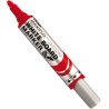 Pentel Maxiflo Rotulador para Pizarra Blanca - Regulacion del Flujo de Tinta - Punta Redonda - Ancho de Linea 2,5mm - 50% de Mat
