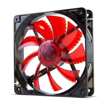 Nox CoolFan Ventilador LED Rojo 120mm - Conector Molex - Silencioso