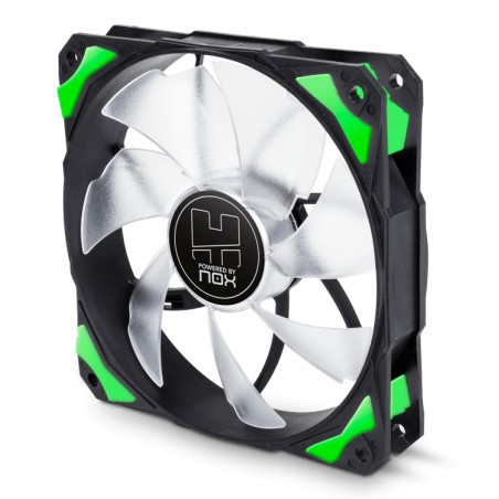 Nox Hummer H-Fan Ventilador LED Verde 120mm - 1000/1600rpm - Silencioso