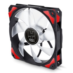 Nox Hummer H-Fan Ventilador LED Rojo 120mm - 1000/1600 rpm - Silencioso