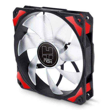 Nox Hummer H-Fan Ventilador LED Rojo 120mm - 1000/1600 rpm - Silencioso