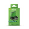 GP ReCyko B421 Dock Pack de Cargador Everyday USB 4 Espacios + Base de Carga + 4 Pilas Recargables 2100mAh AA