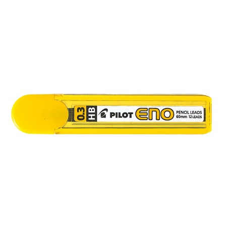 Pilot Caja de 12 Minas ENO 0.3 para Portaminas - Dureza HB - Trazo 0.3mm