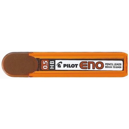 Pilot Caja de 12 Minas ENO 0.5 para Portaminas - Dureza HB - Trazo 0.5mm
