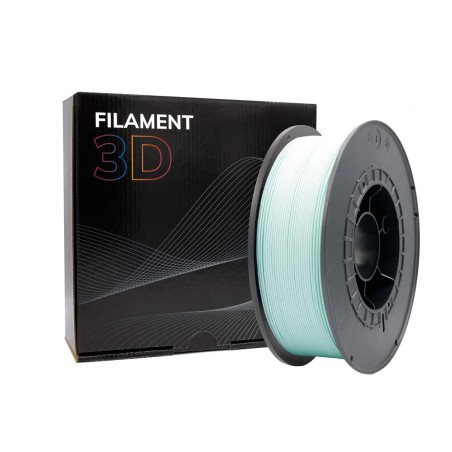 Filamento 3D PLA - Diametro 1.75mm - Bobina 1kg - Color Espuma de Mar