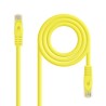 Nanocable Cable de Red Latiguillo RJ45 LSZH Cat.6a UTP AWG24 1m - Color Amarillo