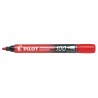 Pilot Rotulador Permanente 100 - Punta Fina de Bala 4,5mm - Trazo 1mm - Color Rojo