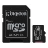 Kingston Tarjeta Micro SDHC 32GB Clase 10 100MB/s Canvas Select Plus + Adaptador SD