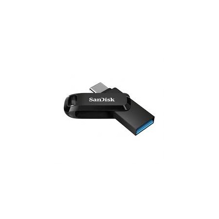 Sandisk Ultra Dual Drive Go Memoria USB-C y USB-A 64GB - Hasta 150MB/s de Lectura - Color Negro (Pendrive)