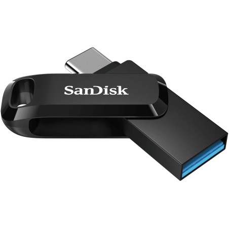 Sandisk Ultra Dual Drive Go Memoria USB-C y USB-A 512GB - Hasta 150MB/s de Lectura - Color Negro (Pendrive)