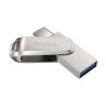 Sandisk Ultra Dual Drive Luxe Memoria USB-C y USB-A 64GB - Hasta 150MB/s de Lectura - Diseño Metalico (Pendrive)
