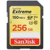 Sandisk Extreme Tarjeta SDXC 256GB UHS-I V30 U3 Clase 10 150MB/s