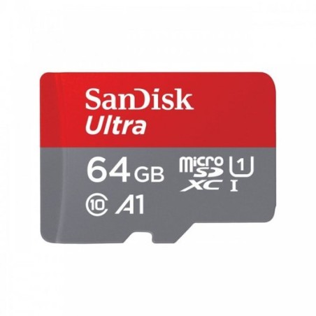 Sandisk Ultra Tarjeta Micro SDXC 64GB UHS-I U1 A1 Clase 10 120MB/s