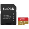 Sandisk Extreme Tarjeta Micro SDXC 64GB UHS-I U3 A2 Clase 10 160MB/s + Adaptador SD