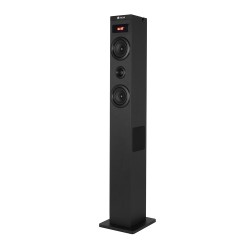 NGS Sky Charm 2.1 Torre de Sonido Bluetooth 80W - Mando a Distancia - Pantalla LED - USB, Radio FM, Aux In y Entrada Optica TV -