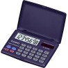 Casio SL160VER Calculadora con Tapa - Formato Horizontal - Funcion Conversor de Euros - Pantalla LCD de 8 Digitos - Solar y Pila
