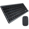 Subblim Dynamic Combo Compact Pack Inalambrico Bluetooth de Teclado + Raton 3 Botones - Uso Ambidiestro