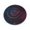 Talius Floorpad 100 Alfombra de Suelo Circular Gaming - Diametro 100cm - Grosor 3.0mm - Resistente al Agua - Color Negro con Dib