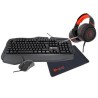 Talius Pack Gaming V2 Teclado USB Multimedia + Raton USB 3200dpi + Auriculares Jack 3.5mm + Alfombrilla - Iluminacion RGB - Colo