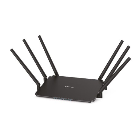 Talius RT2100GLAN Router Inalambrico Gigabit AC 2100M Dual Band - 1x USB 3.0, 4x LAN, 1x WAN - 10/100/1000Mbps - 6 Antenas Omnid