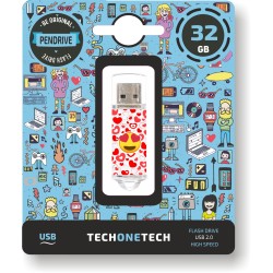 TechOneTech Heart Eyes Memoria USB 2.0 32GB (Pendrive)