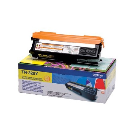 Brother TN328 Amarillo Cartucho de Toner Original - TN328Y