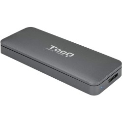 Tooq Carcasa Externa SSD M2 NGFF USB-C - Color Gris