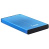 Tooq Carcasa Externa HDD/SDD 2.5" hasta 9,5mm SATA USB 3.0 - Color Azul