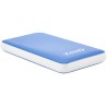 Tooq Carcasa Externa HDD/SDD 2.5" hasta 9.5mm SATA USB 3.0/3.1 Gen 1 - Sin Tornillos - Color Azul/Blanco