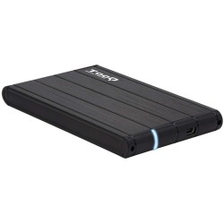 Tooq Carcasa Externa HDD/SDD 2.5" hasta 9,5mm SATA USB 3.0 - Color Negro