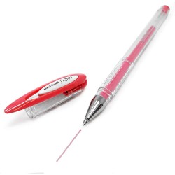 Uni-ball Signo Angelic Colour Boligrafo de Gel - Punta de Acero Inoxidable 0.7 mm. - Trazo 0.45 mm - Tinta Gel - Color Rojo Past