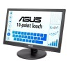 Asus VT168HR Monitor Tactil 15.6" LED WXGA 60Hz - Capacidad Tactil 10 Puntos - Respuesta 5ms - 16:9 - USB, HDMI, VGA - VESA 75x7