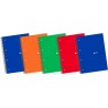 Enri Plus Cuaderno Espiral Formato A4+ Cuadriculado 5x5mm - 120 Hojas + 40 Gratis Microperforadas - Cubierta Extradura - Colores