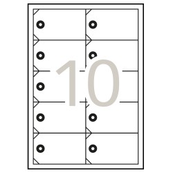 Apli Etiquetas Colgantes Imprimibles 98 x 57mm 10 Hojas