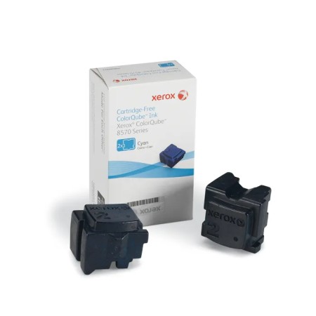 Xerox ColorQube 8570/8580 Cyan Pack de 2 Cartuchos de Tinta Solida Originales - 108R00931