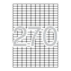 Apli Etiquetas Blancas Removibles 17.8 x 10.0mm 25 Hojas