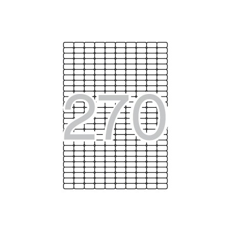 Apli Etiquetas Blancas Removibles 17.8 x 10.0mm 25 Hojas
