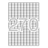 Apli Etiquetas Blancas Removibles 17.8 x 10.0mm 25 Hojas