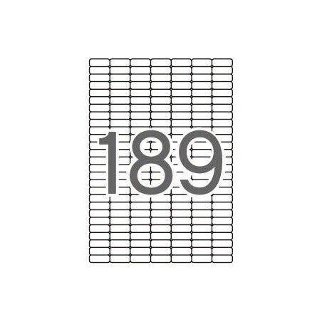 Apli Etiquetas Blancas Removibles 25.4 x 10.0mm 25 Hojas